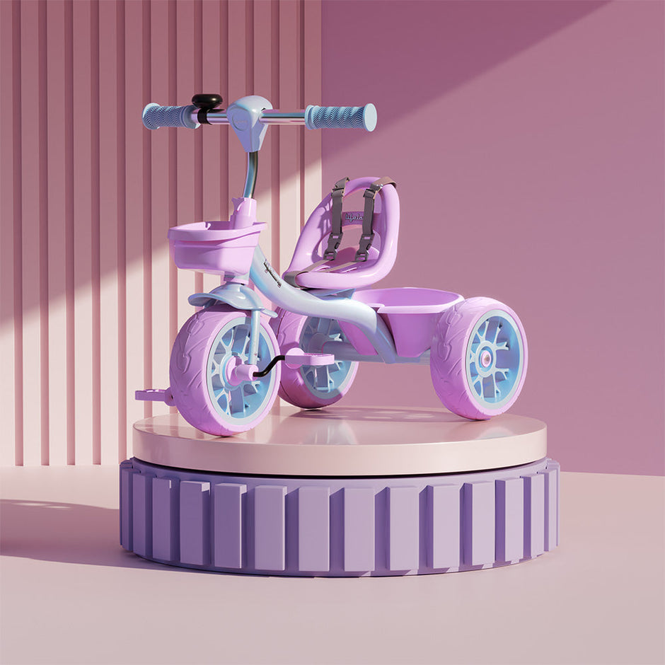 Kids Tricycle with EVA wheels (Green/Tan)