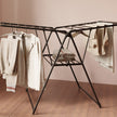 Foldable Cloth Drying Stand with 4-Way Rack – Strong, Durable & Space-Saving