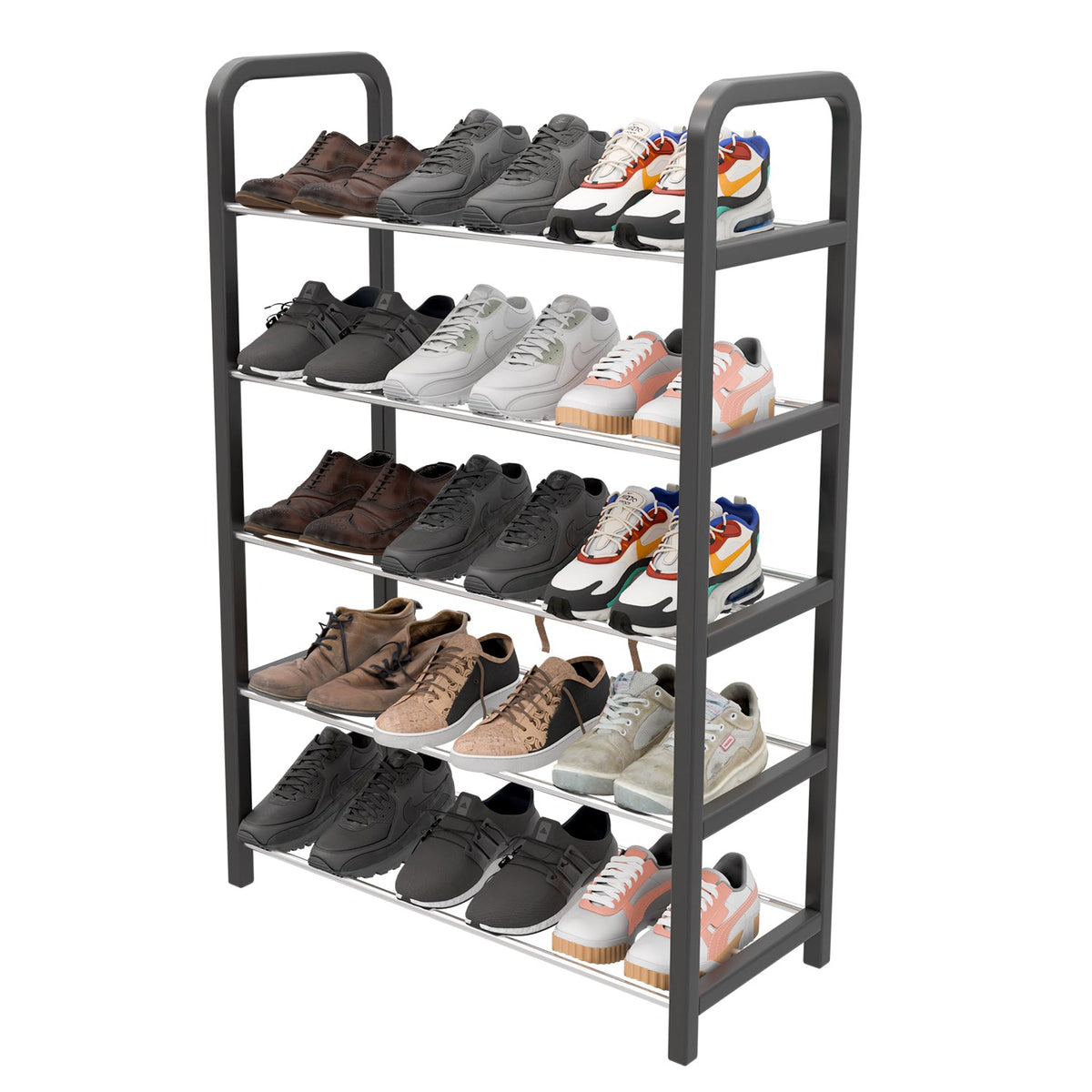 5-Tier Shoe Rack for 15 Pairs