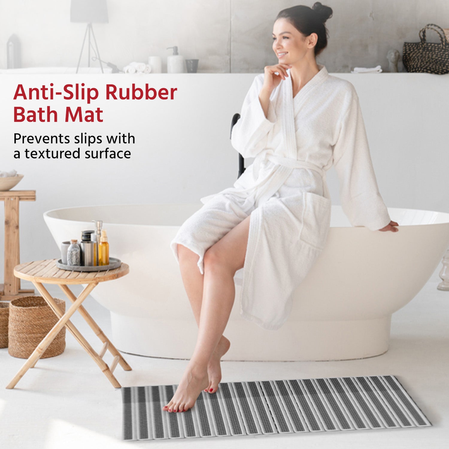 Bathmat for Home Anti-Skid Water Resistant