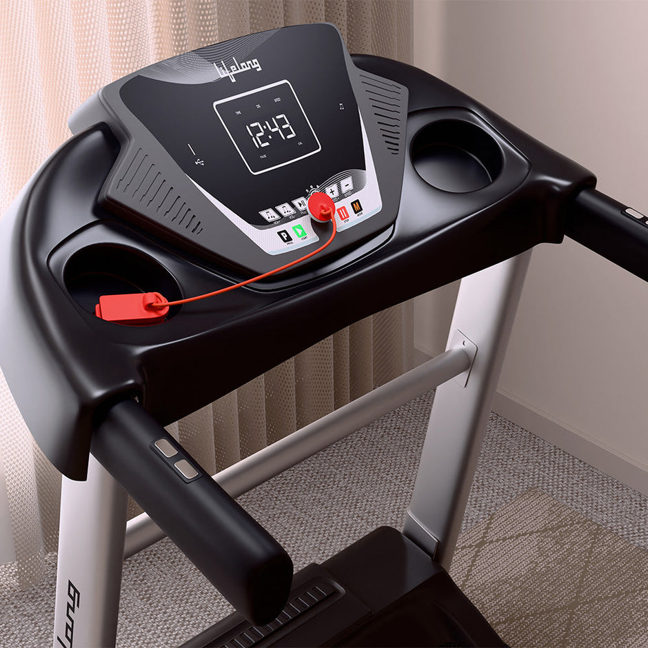 Smart Treadmill with Incline, Bluetooth, Foldable Design & 110kg Support
