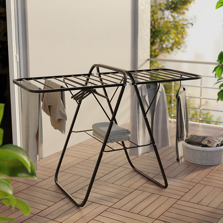 Lifelong Foldable Cloth Drying Stand for Balcony