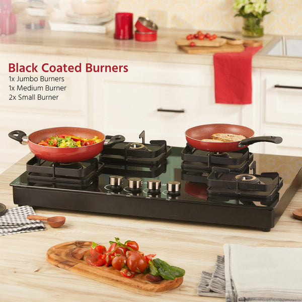 4-Burner Glass Top Hob