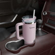 Double Walled Vacuum Insulated Tumbler with Handle 1200ml-Lavender Mist