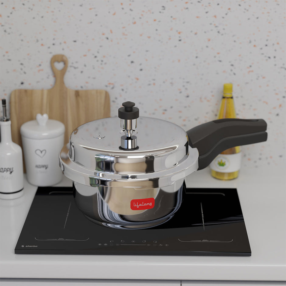 Stainless Steel Pressure Cooker 2Liters