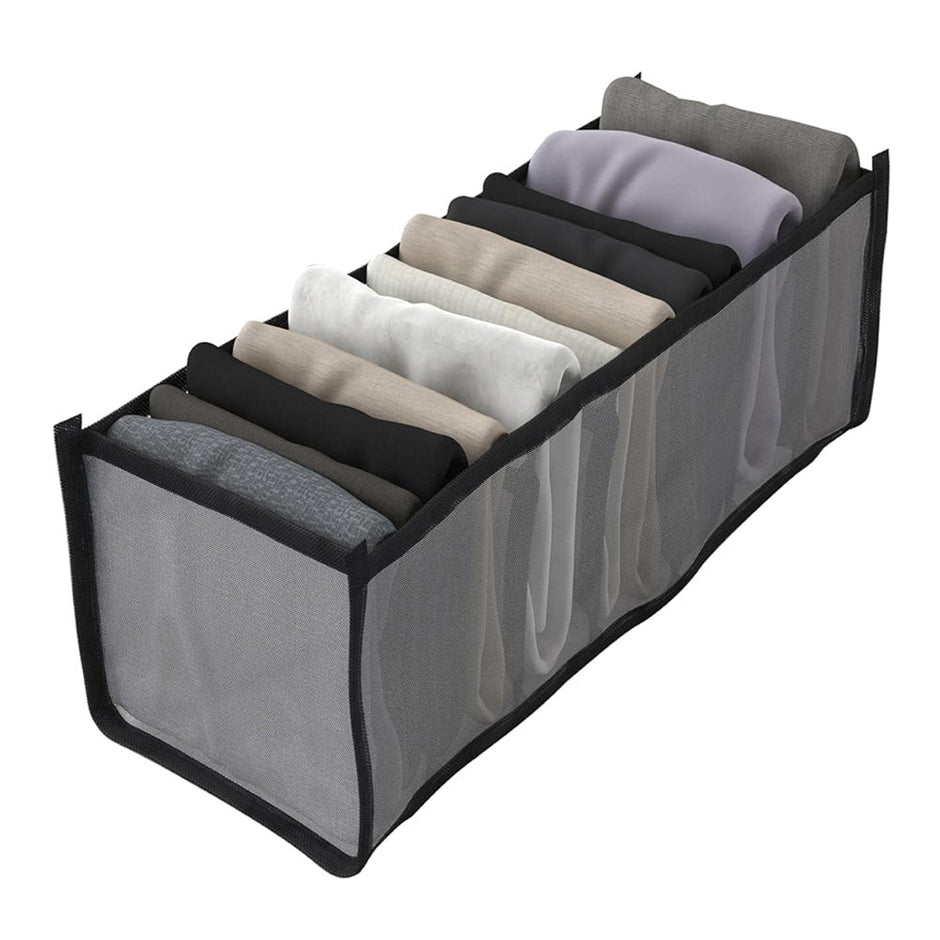 7-Layer Foldable Storage Organizer for Clothing
