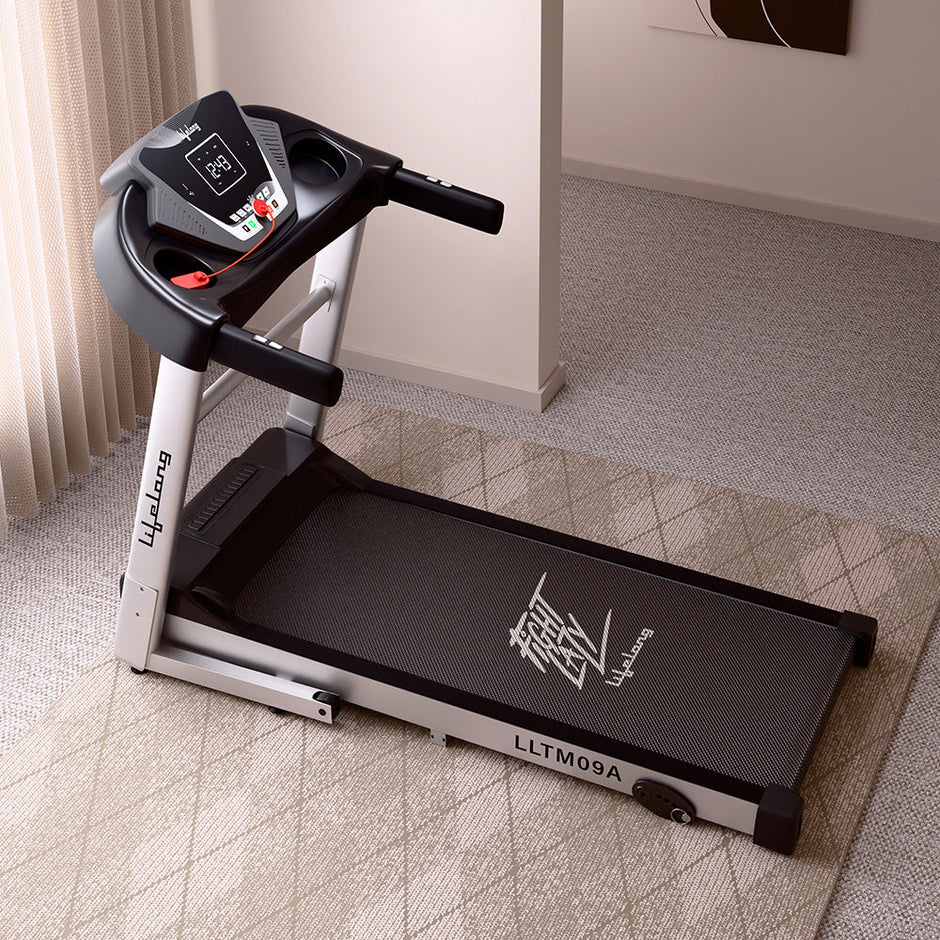 Smart Treadmill with Incline, Bluetooth, Foldable Design & 110kg Support