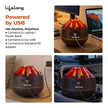 Lifelong Bonfire Home Humidifier & Essential Oil Diffuser | 300ml Tank Capacity |Ultrasonic Aromatherapy for Home, Office & Bedroom with Soothing Light for Relaxation| Essential Oil Fragrance Diffuser