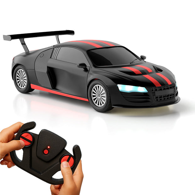 Lifelong Cuppy Remote Control Car Toy for Kids – 2.4GHz High-Speed Racing Car with LED Lights, Rechargeable Battery, Type-C Charging, Anti-Skid Tyres & Suspension (BIS Certified)