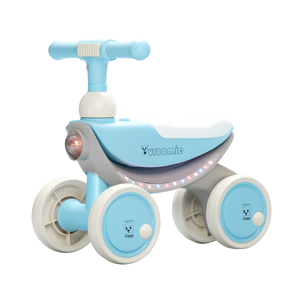 Cuppy Vroomie Ride-On Bike with Music & Lights