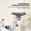 Fit Pro Spin Bike — 120 kg Capacity | 7 kg Flywheel | 12 Resistance Levels | Heart‑Rate LCD