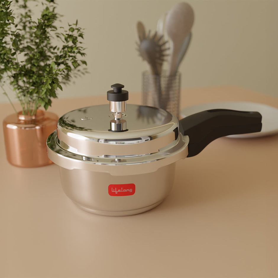 Stainless Steel Pressure Cooker 2Liters