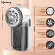 Lifelong 2-in-1 Lint Remover for Clothes with Brush - Fabric Shaver for Woollen Sweaters, Cotton Clothes, Sofa - Dust & Pet Hair Remover from Clothes - 2 Metre USB - Use with 5V-1A Adapter (LLELR18)