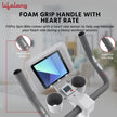 Fit Pro Spin Bike — 120 kg Capacity | 7 kg Flywheel | 12 Resistance Levels | Heart‑Rate LCD