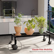 Lifelong Heavy-Duty Metal Plant Stand with Wheels