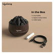 Lifelong Bonfire Home Humidifier & Essential Oil Diffuser | 300ml Tank Capacity |Ultrasonic Aromatherapy for Home, Office & Bedroom with Soothing Light for Relaxation| Essential Oil Fragrance Diffuser