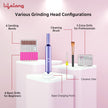 Professional Nail Drill Machine | Nail Filer Machine with 6 Sanding Bands, 12 Drills & Brush with Type-C