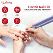 Professional Nail Drill Machine | Nail Filer Machine with 6 Sanding Bands, 12 Drills & Brush with Type-C