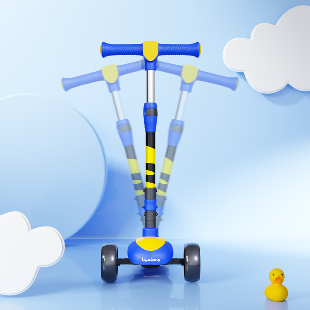 Lifelong Kids Scooter for Boys & Girls with LED Wheels,Adjustable Height