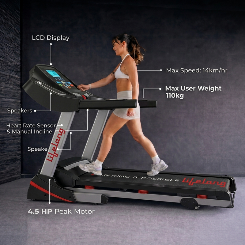 4.5HP FitPro Motorized Treadmill