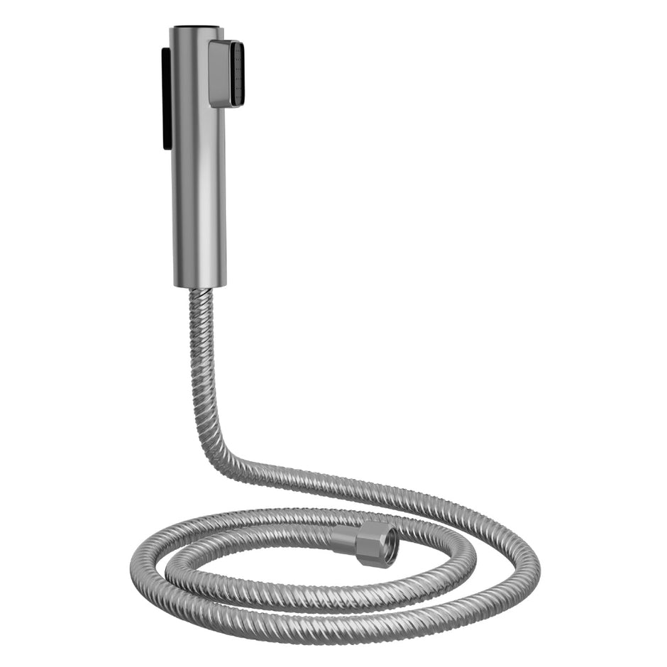 Lifelong Dual Flow Jet Spray SS-304 High Pressure Bidet with Hose & Hook for English Toilet