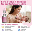 Lifelong SS304 Stainless Steel Baby Feeding Bottle 150ML with Silicone Sleeve – Anti-Colic, BPA Free, Leakproof Milk & Water Bottle for Newborns (Blue)