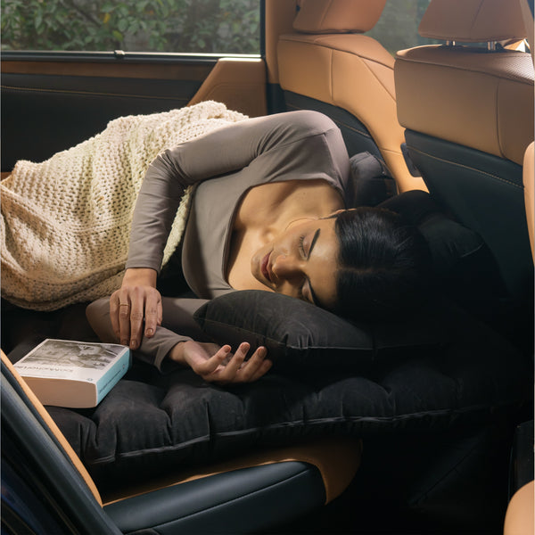 Car Inflatable Bed with Pump and 2 Air Pillows