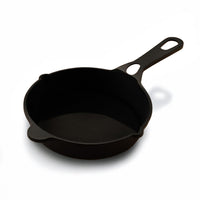 10 inch Cast Iron Fry Pan with Wooden Spatula