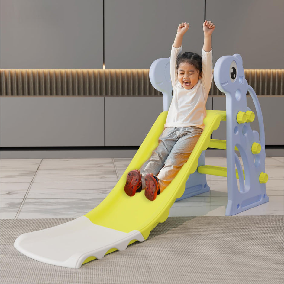 Lifelong Cuppy Kids Slide (Blue, LLCKS01) - Durable, Safe & Portable Play Slide for Toddlers