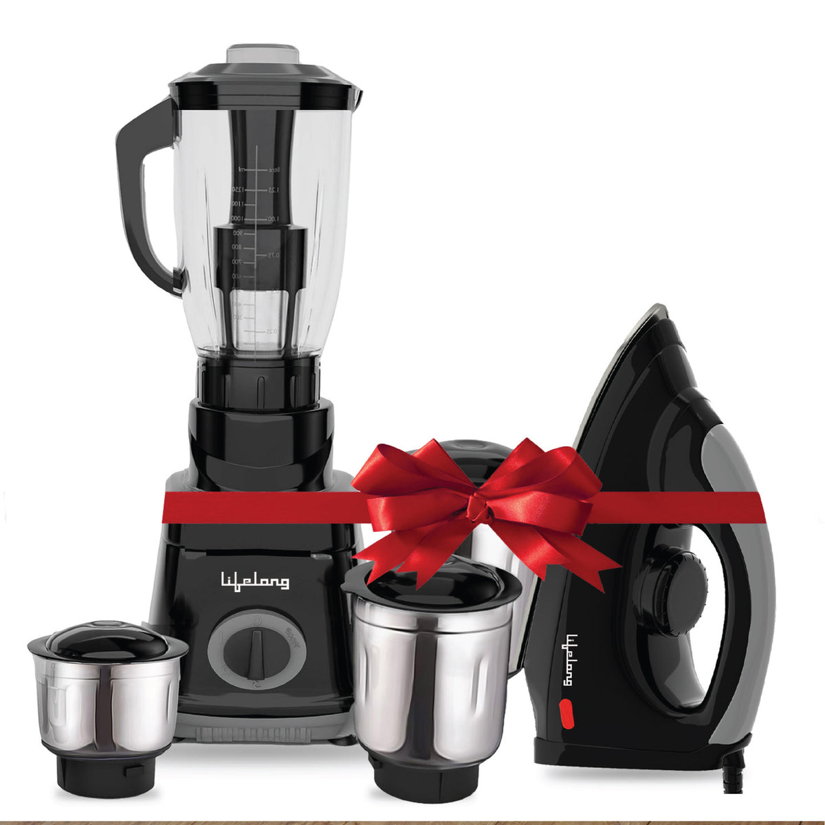 750W Mixer Grinder and 1100W Dry Iron Combo