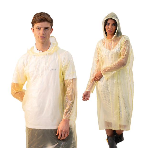 Lifelong Unisex Waterproof Raincoat – Hooded Full Sleeve Outdoor Poncho (1Pc)