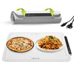 Electric Food Warmer - 250 W | Roll Up Silicon Heating Mat | Adjustable Temperature Control with Touch | Even Warming Tray for Dining, Parties & Events | Auto Shut-Off
