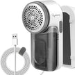 Lifelong 2-in-1 Lint Remover for Clothes with Brush - Fabric Shaver for Woollen Sweaters, Cotton Clothes, Sofa - Dust & Pet Hair Remover from Clothes - 2 Metre USB - Use with 5V-1A Adapter (LLELR18)