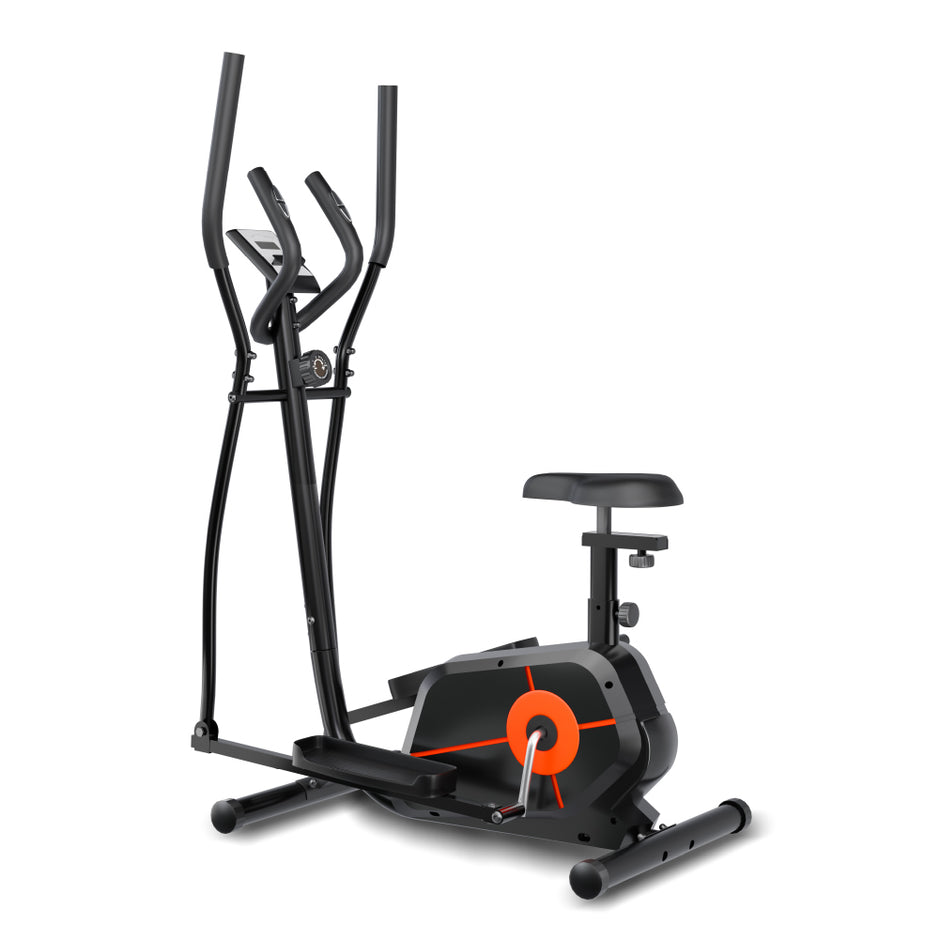 Lifelong Elliptical Cross Trainer Bike with LCD, Seat & Resistance Control