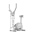 Elliptical Cross Trainer Bike for Home Use | Cycling Machine | Exercise Machine with Touch LED Screen Display, Adjustable Seat |6kg Flywheel|Magnetic Adjustable Resistance & iPad Holder-white