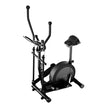 Elliptical Cross Trainer Bike for Home Use | Cycling Machine | Exercise Machine with Touch LED Screen Display, Adjustable Seat |6kg Flywheel|Magnetic Adjustable Resistance & iPad Holder-Black