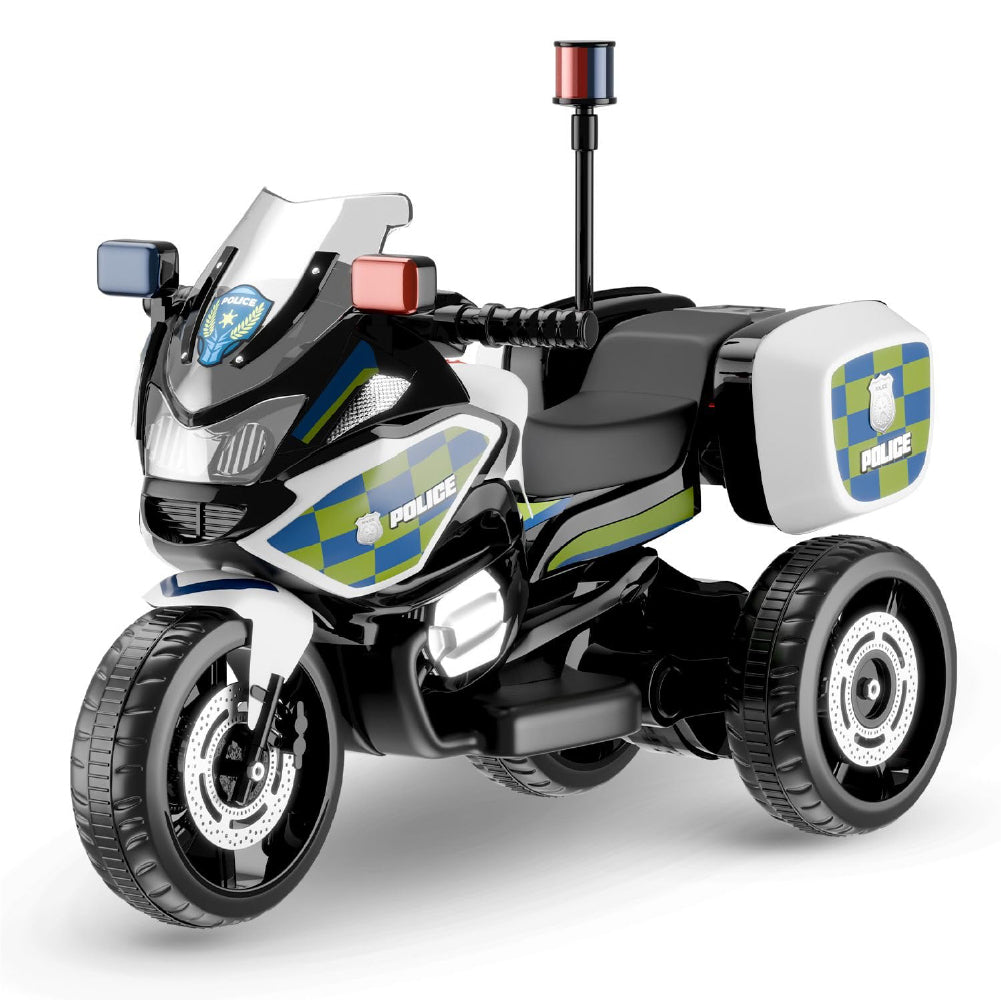 Cuppy Electric Police Ride-On Tricycle