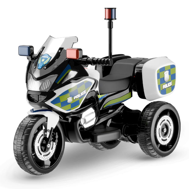 Lifelong Kids Electric Police Bike Ride On with Siren & walkie talkie