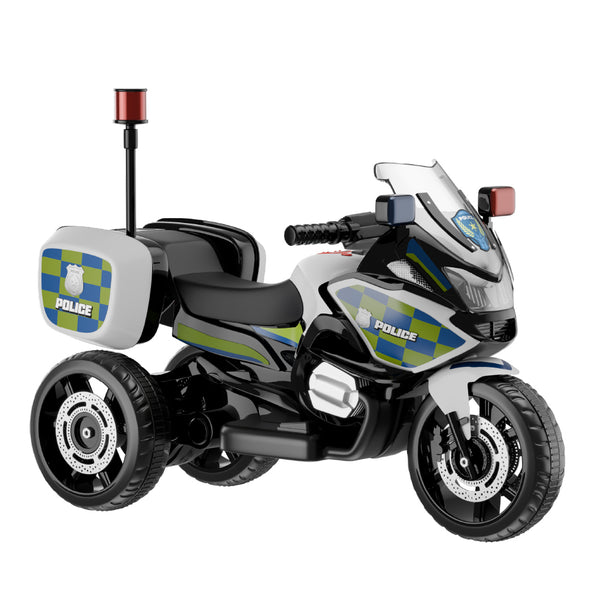Cuppy Electric Police Ride-On Tricycle