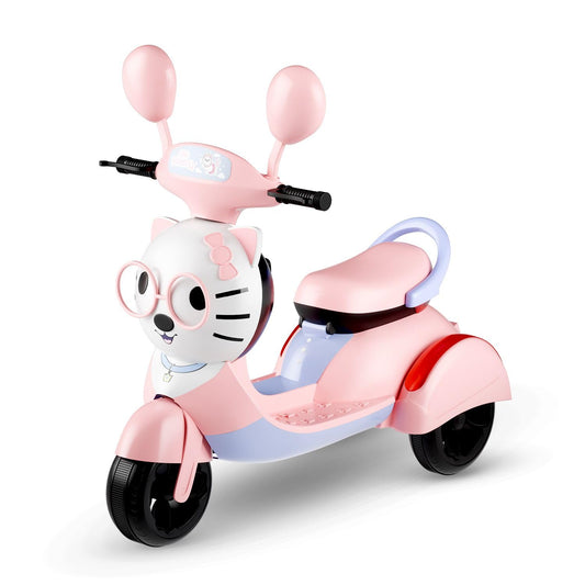 Lifelong Kitty-Themed Electric Ride-On Scooter for Kids (3-8 Years)