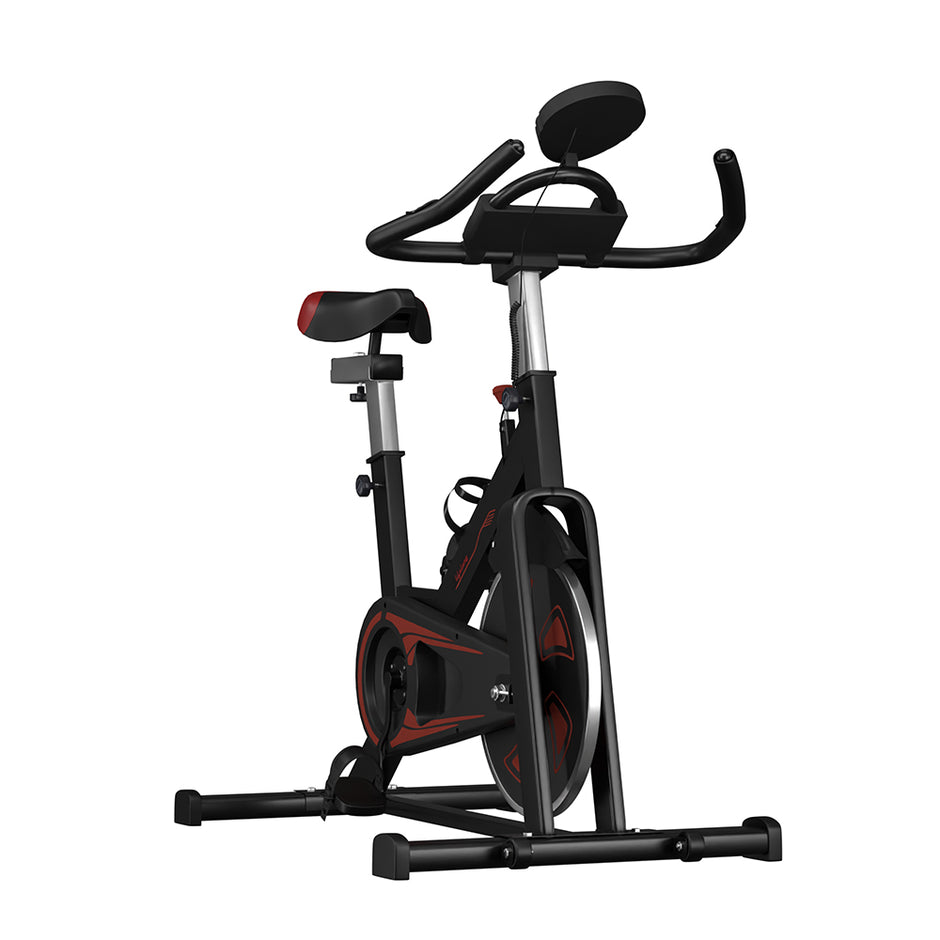 Fit Pro Spin Fitness Bike with 6Kg Flywheel, Adjustable Resistance, LCD Monitor and Heart Rate Sensor