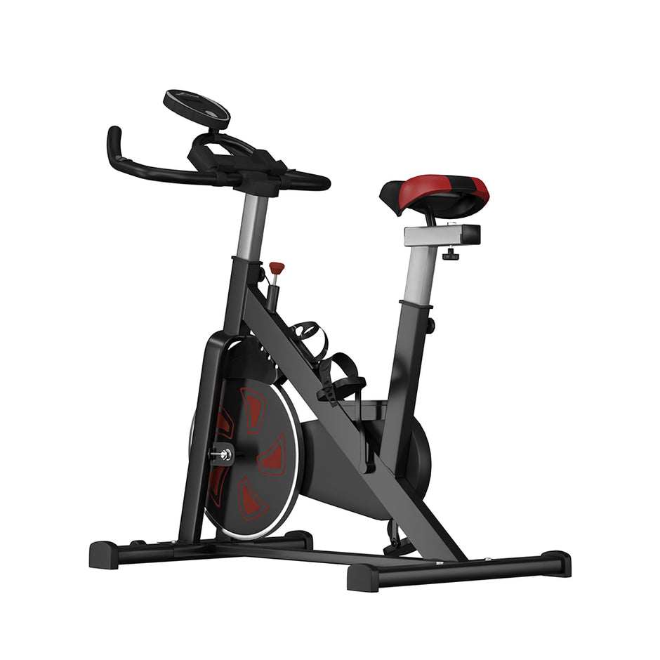 Fit Pro Spin Fitness Bike with 6Kg Flywheel, Adjustable Resistance, LCD Monitor and Heart Rate Sensor