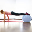 Lifelong LLFAGB55BL Gym Ball for Exercise Anti Burst Exercise Ball with Foot Pump for Workout Yoga Ball for Women and Men, Black