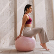 Lifelong LLFAGB65P Gym Ball for Exercise Anti Burst Exercise Ball with Foot Pump for Workout Yoga Ball for Women and Men, Pink