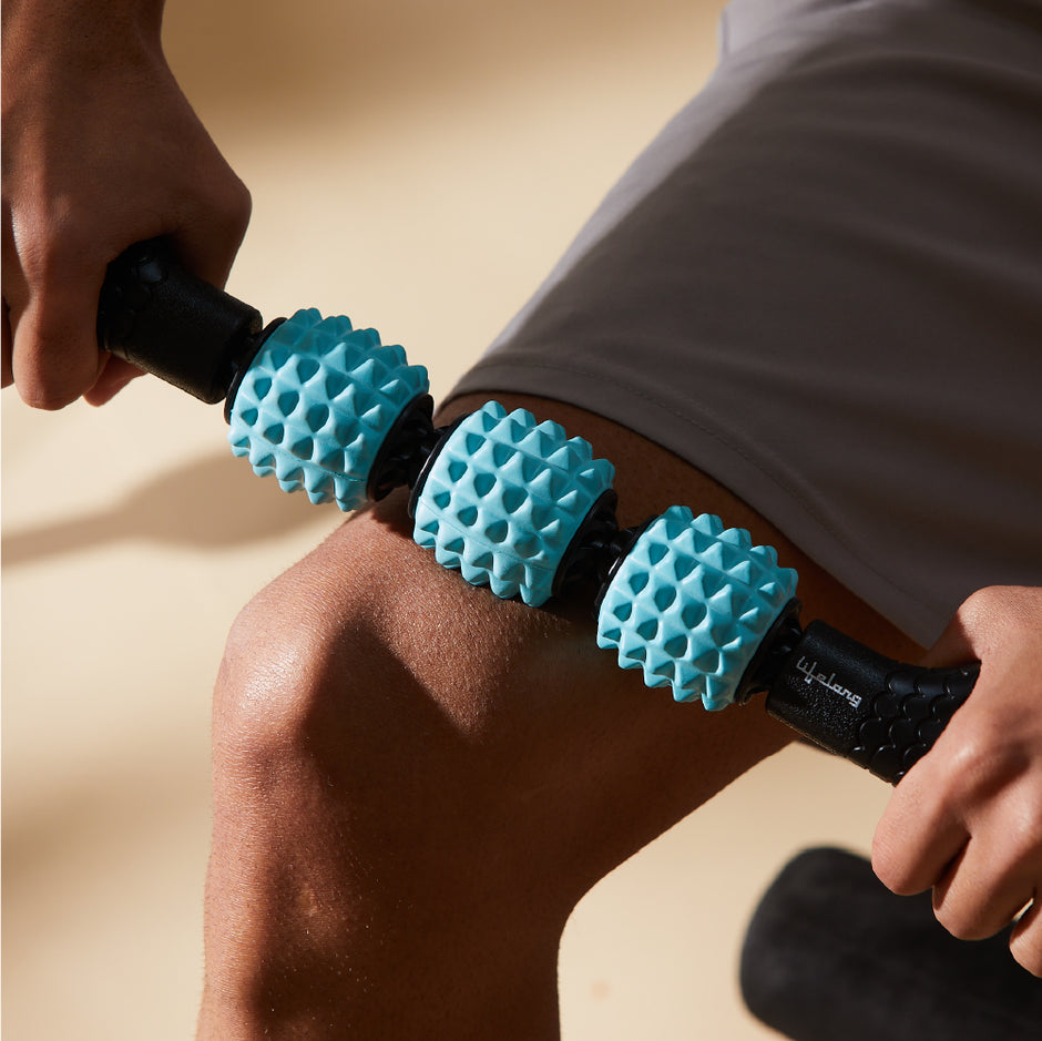 Lifelong Massage Stick - Muscle Roller Massager Stick for Muscle Pain Relief, Tightness, Cramp Recovery-Deep Tissue Massage Roller for Body, Neck, Shoulder, Back, Hand, Waist-Massage Stick for Workout