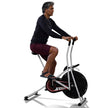 Fit Lite Airbike Exercise Machine with Stationary Handle for Cardio Training, Weight Loss and Workout at Home