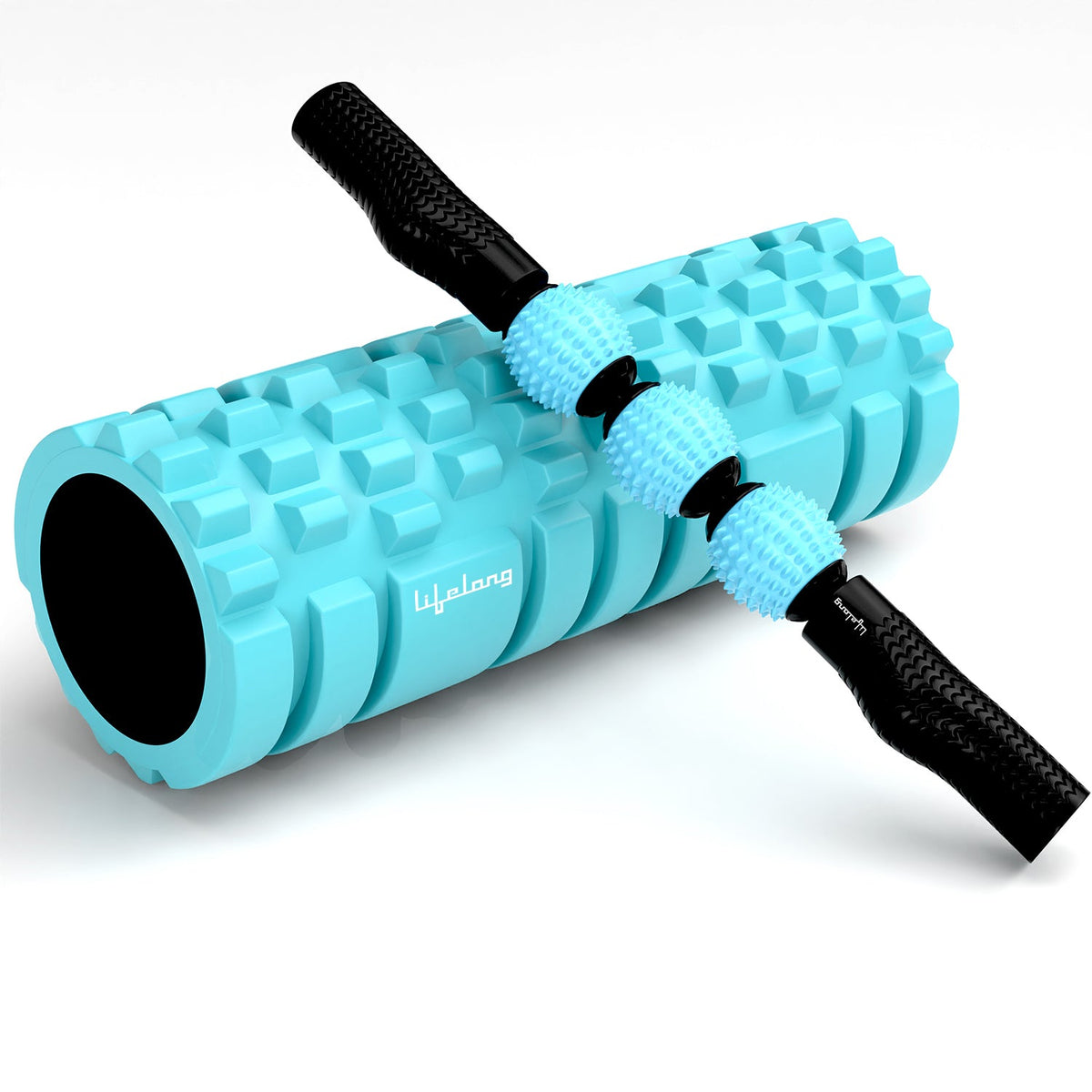 Foam Roller and Massage Stick Combo