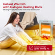Lifelong Regalia Plus 1200 Watts Halogen Room Heater for Home with 3 Power settings