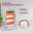 Lifelong Regalia Plus 1200 Watts Halogen Room Heater for Home with 3 Power settings