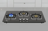 Lifelong LLHT913 Glass Top HobTop 3 Burner Gas Stove ( Black)